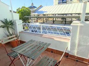 Balkón alebo terasa v ubytovaní La Terraza de Salomon ApartamentosMalagaManagement