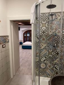 Koupelna v ubytování Posto al Capo