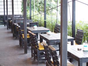 Restaurace v ubytování Rabeang Bann Koh Samed ระเบียงบ้านเกาะเสม็ด