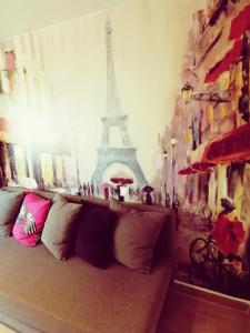 Posezení v ubytování Studio Art de Paris