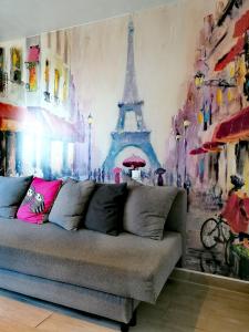 Posezení v ubytování Studio Art de Paris
