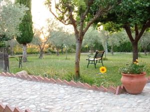 A garden outside Castillo Esmeralda