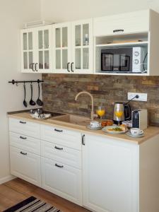 Η κουζίνα ή μικρή κουζίνα στο Cozy Studio with NETFLIX - Apartmanovy dom Bernard +32 φωτογραφίες