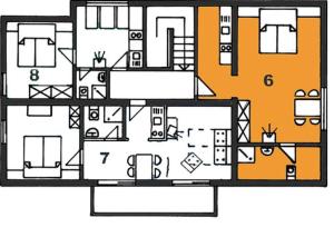 The floor plan of Seeappartements Bacher