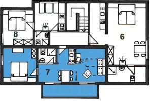 The floor plan of Seeappartements Bacher