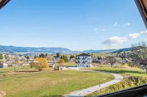 a view of a village from a train window at Villa Belmonte in Tresché Conca +43 photos