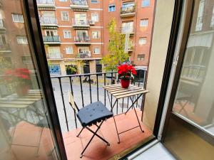 A balcony or terrace at Apartments Plaza Mayor