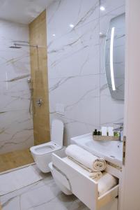 Koupelna v ubytování Hotel Jurgen