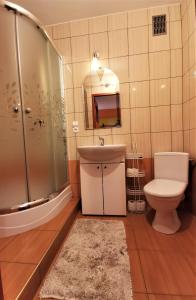 Ванна кімната в Pokoje Gościnne Zych