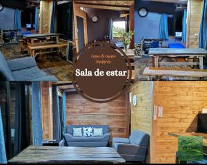 Posezení v ubytování Casa de campo Jaulares