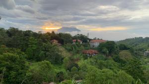an aerial view of a house on a hill at Villa Kay Mountain in Bogor