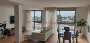 Posezení v ubytování Beachfront Loft in Puerto de Mogan