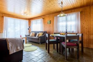 Posezení v ubytování Chalet Sunnegga