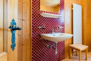Koupelna v ubytování Chalet Sunnegga