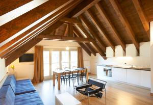 Dapur atau dapur kecil di Albergo Diffuso Comeglians