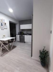 A kitchen or kitchenette at Apartamento en Alicante La Casa Azul