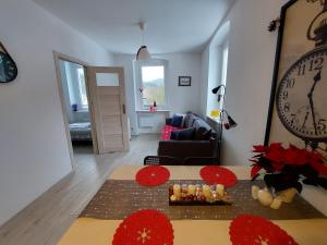 Et opholdsområde på Apartament Jedlinka