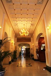 Lobbyn eller receptionsområdet på Augusta Lucilla Palace
