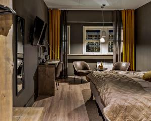 Postel nebo postele na pokoji v ubytování Canyon Hotell + 37 fotografií