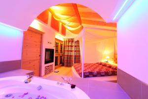 Hotel El Pilon客房内的一张或多张床位