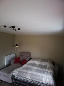 Кровать или кровати в номере A l'ombre du ginkgo
