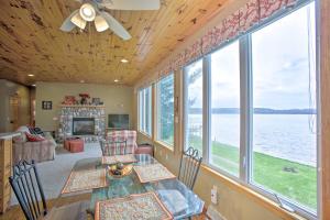 Waterfront Lake Mitchell Home with Sunset Views