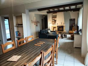 Χώρος καθιστικού στο Gite du Mottay
