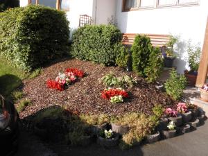 A garden outside Pension Schweizerhof