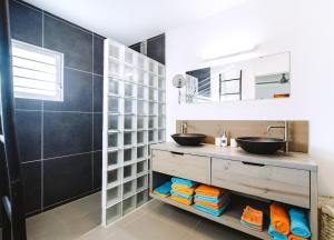 Dapur atau dapur kecil di Kas Amigu accomodations