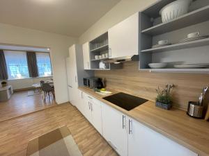 Kuchnia lub aneks kuchenny w obiekcie Apartmány Herc