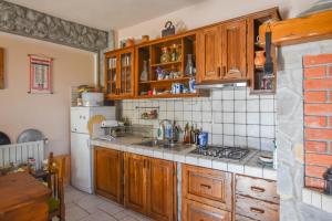 Küche/Küchenzeile in der Unterkunft Apartments Svarog