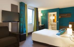 Postel nebo postele na pokoji v ubytování Ibis Styles Lyon Centre - Gare Part Dieu + 36 fotografií