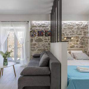 Posezení v ubytování Luxury apartments SKALINADA near beaches, Tisno - Dalmatia