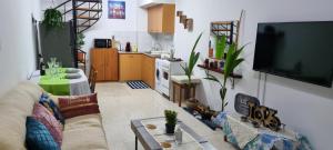 พื้นที่นั่งเล่นของ Buenaventura Cosy Apartment kato Paphos