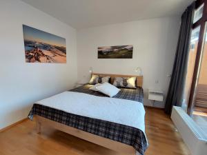Posteľ alebo postele v izbe v ubytovaní KELCHALM Superior Apartment