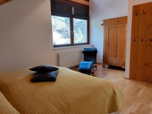 Posteľ alebo postele v izbe v ubytovaní KELCHALM Superior Apartment