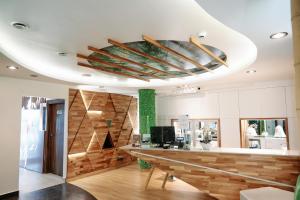 Kuchyň nebo kuchyňský kout v ubytování Blue Diamond Hotel Active SPA