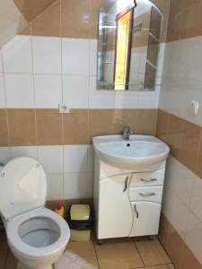 Koupelna v ubytování Шепіт лісу + 5 fotografií