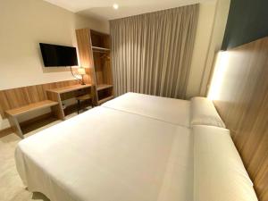 Postel nebo postele na pokoji v ubytování Hotel Camino Real