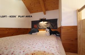 Posteľ alebo postele v izbe v ubytovaní KELCHALM Superior Apartment