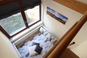 Posteľ alebo postele v izbe v ubytovaní KELCHALM Superior Apartment
