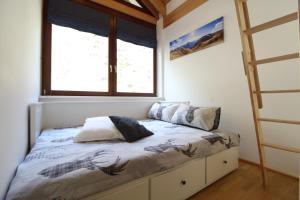 Posteľ alebo postele v izbe v ubytovaní KELCHALM Superior Apartment