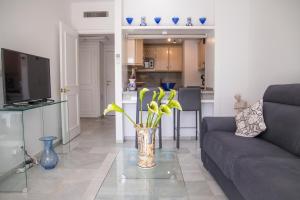 Zona de estar de Apartment in Central Marbella 200m to the beach !