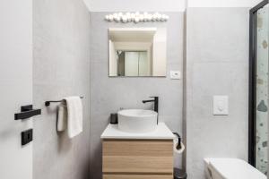 Koupelna v ubytování Apartments Penkala