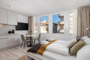 TV a/nebo společenská místnost v ubytování Apartments Penkala