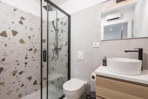 Koupelna v ubytování Apartments Penkala