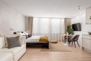 Postel nebo postele na pokoji v ubytování Apartments Penkala