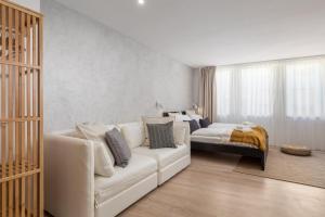 Postel nebo postele na pokoji v ubytování Apartments Penkala