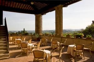 Balkón nebo terasa v ubytování Hotel Torre di Bellosguardo