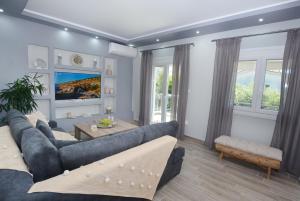 Część wypoczynkowa w obiekcie Blue North Luxury Apartment